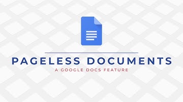 Pageless Documents in Google Docs