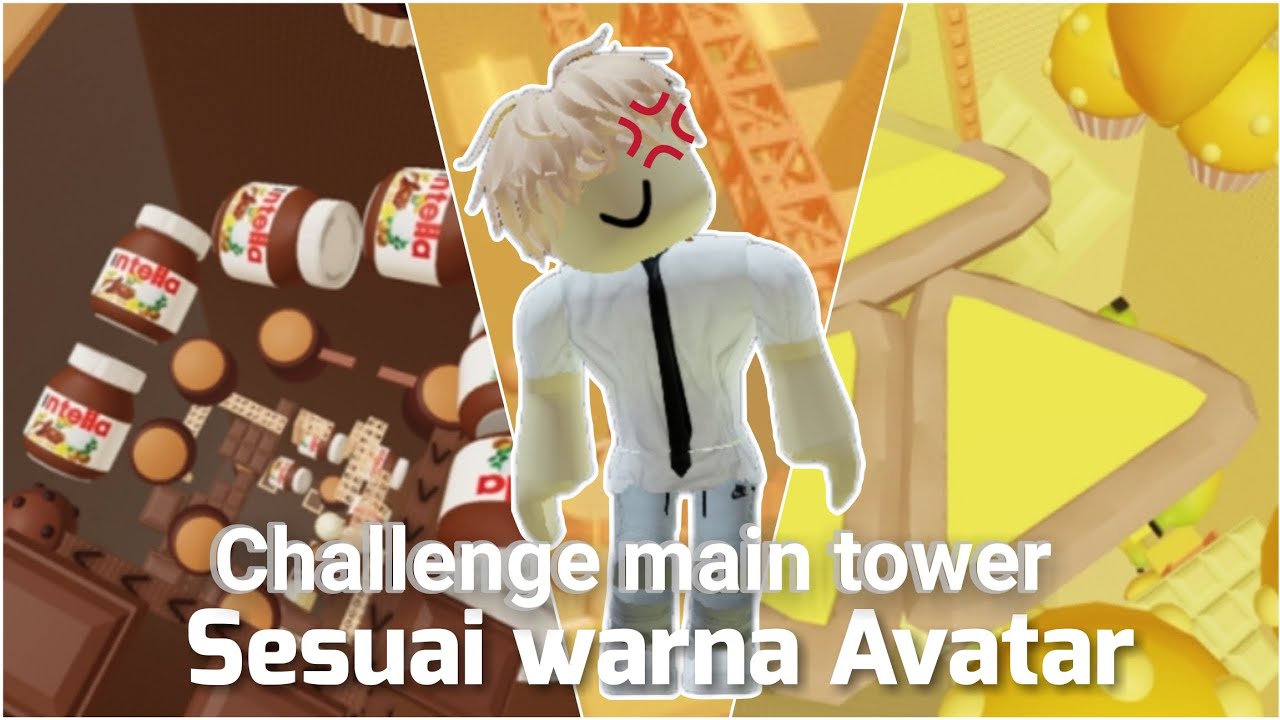 Main tower sesuai Warna Avatar ROBLOX!!!... Color tower!!!...Roblox