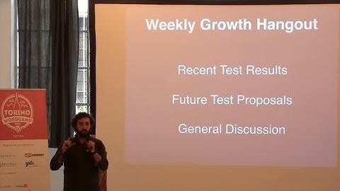 Luca Sartoni: Growth Methodologies in a Distributed Environment