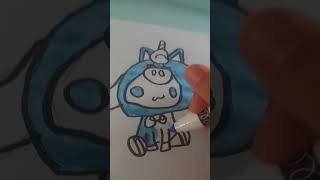 coloring in my cinnamonroll drawing from sanrio