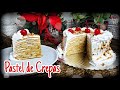 POSTRE PARA FIN DE AÑO 🍾 PASTEL DE CREPAS 🎂 DELICIOSO Y PRACTICO 👌