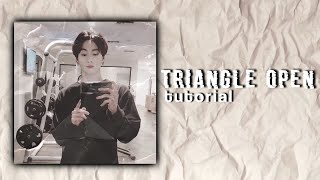 TRIANGLE OPEN | VIDEO STAR TUTORIAL |