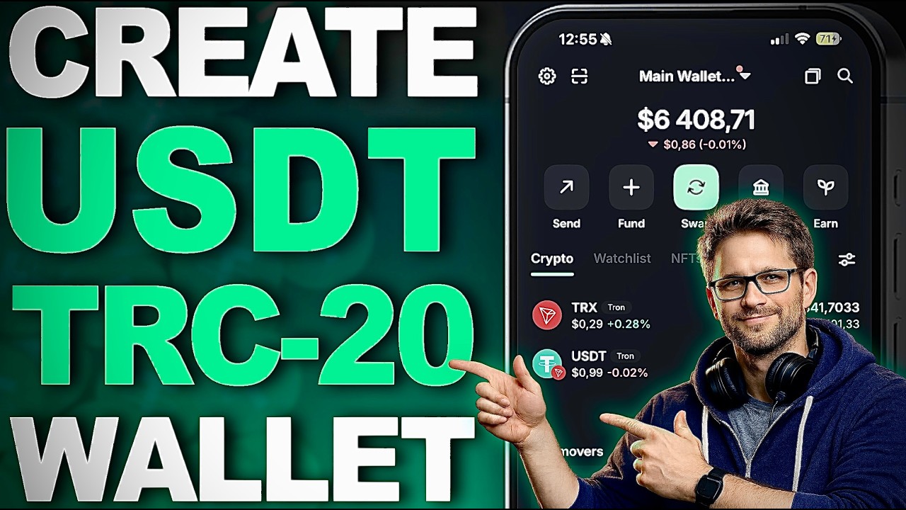 How to Create USDT TRC20 Wallet and How Send or Receive USDT in TRX ...