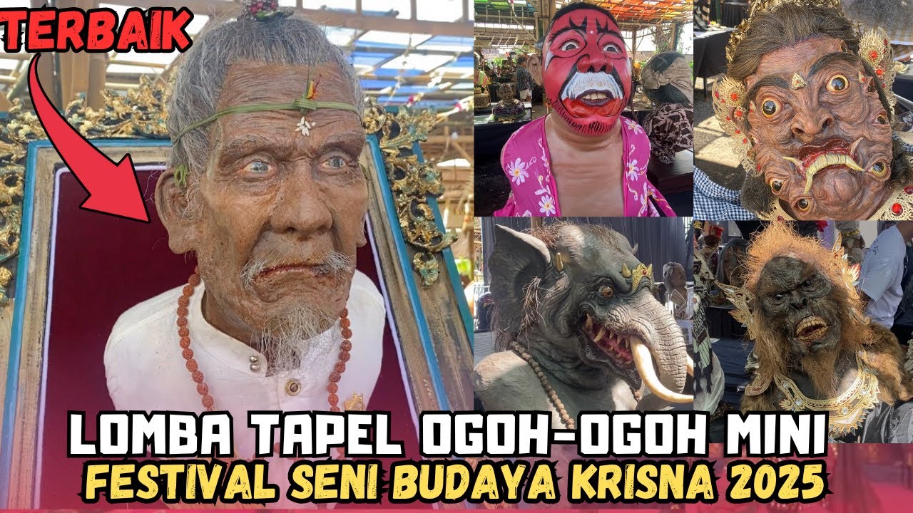 KEREN❗️LOMBA TAPEL OGOH-OGOH Di Krisna Art Festival Saba 2025