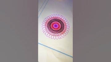 The Spirograph Drawing | Dushtu Kokil | Desicn Ruler | #shorts #Atik_official