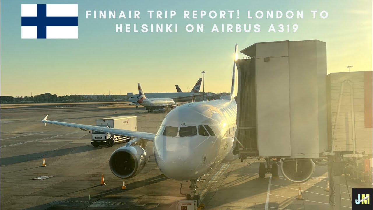 TRIP REPORT! | Finnair | Airbus A319 | London to Helsinki