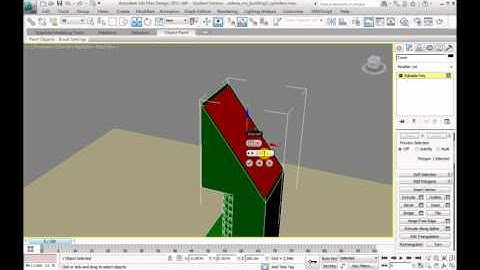 3ds Max Design 2011 (粵語) Chapter 2-2-6 Modeling Buildings Using Boolean - the Roof