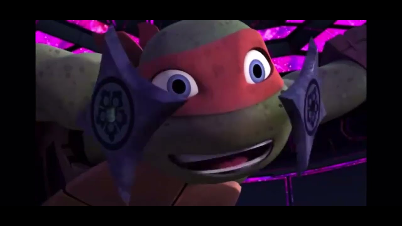 TMNT (2012) sound effects: Mikey: Done and done! Throwing Star time! Wah! Hoo!
