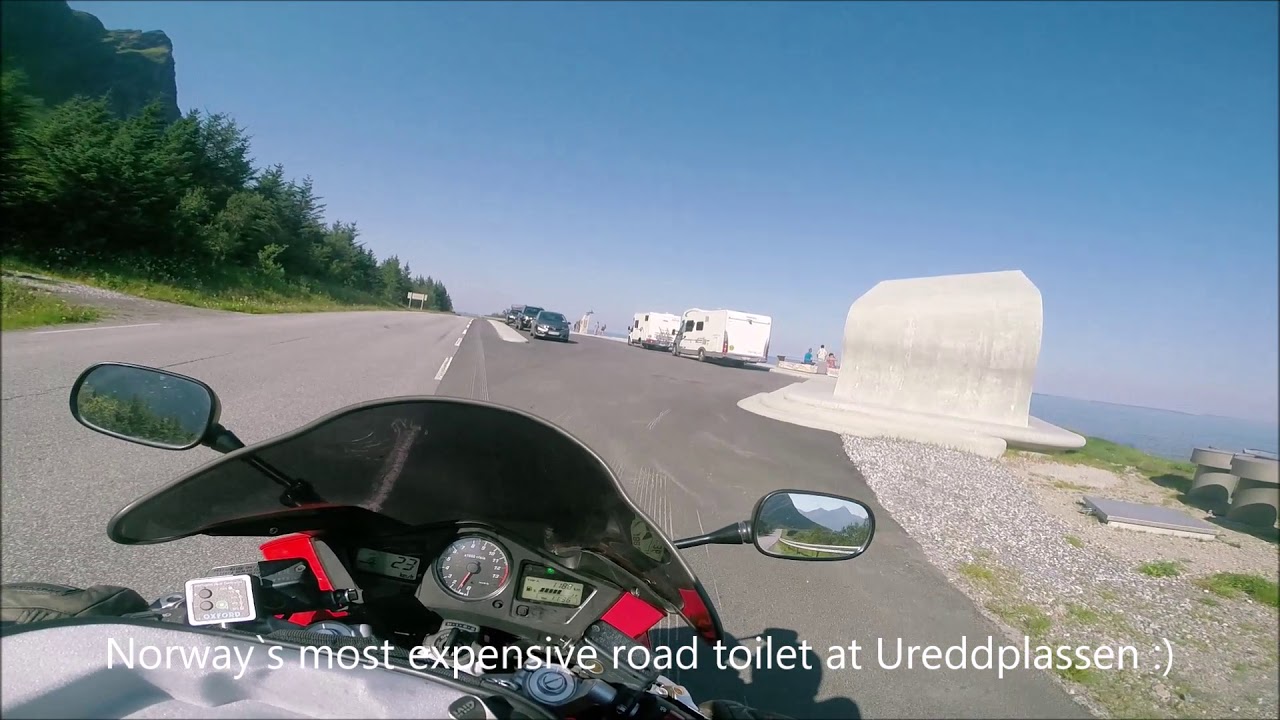 A motorcycle ride from Sandhornøy to Mo i Rana, Norway