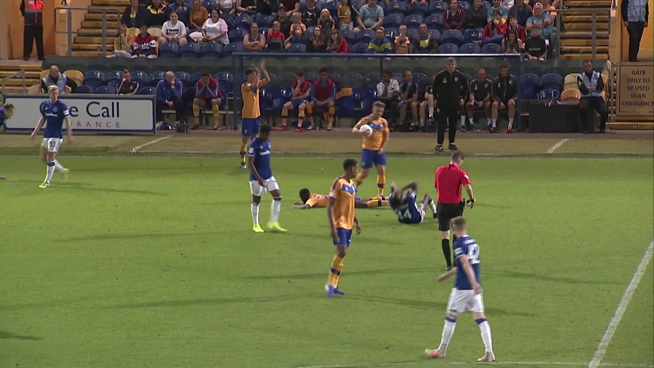 Mansfield Town v Everton U21 highlights - YouTube