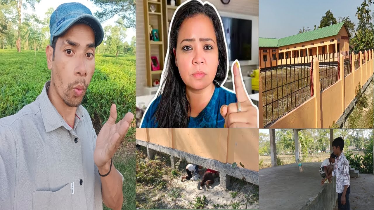Balipara Bamgaon tea garden new school  😲😲/Bharati sing ko kiya bol diya 😲