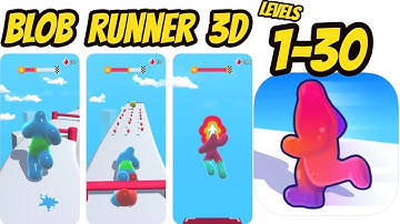 Blob Runner 3D Game Gameplay Walkthrough All levels 1-30- Enjoy this runner where you can lose body