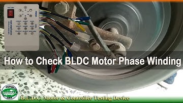 How to Check BLDC Motor Phase Winding with Testing Device