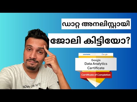 Can you get a JOB with Google DATA ANALYTICS Certificate?? Data Analyst Course review in Malayalam