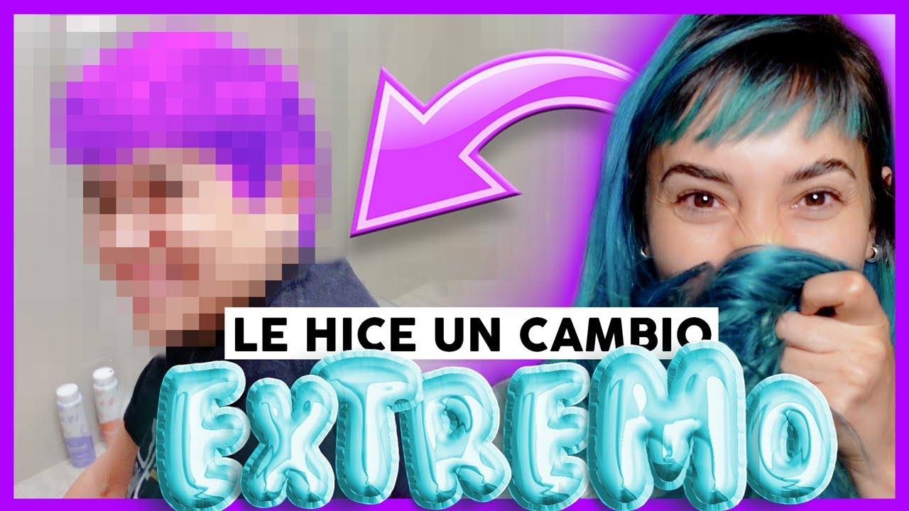 Le pinté el pelo a mi MAMÁ de MORADO| Vlogmas 14 - YouTube