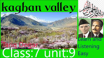 class 7 unit no9 Kaghan valley
