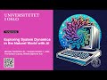 Exploring System Dynamics in the Natural World with AI - Anders Malthe-Sørenssen