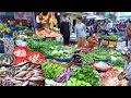 Cambodian Fresh Morning Market-  Food, People&#39;s Lifestyle, &amp;  Skills @ The Market