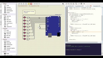 4.7 Output SimulIDE - Switch | Rifa Nurfauzan - TE2B