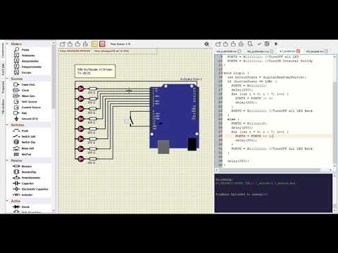 4.7 Output SimulIDE - Switch | Rifa Nurfauzan - TE2B