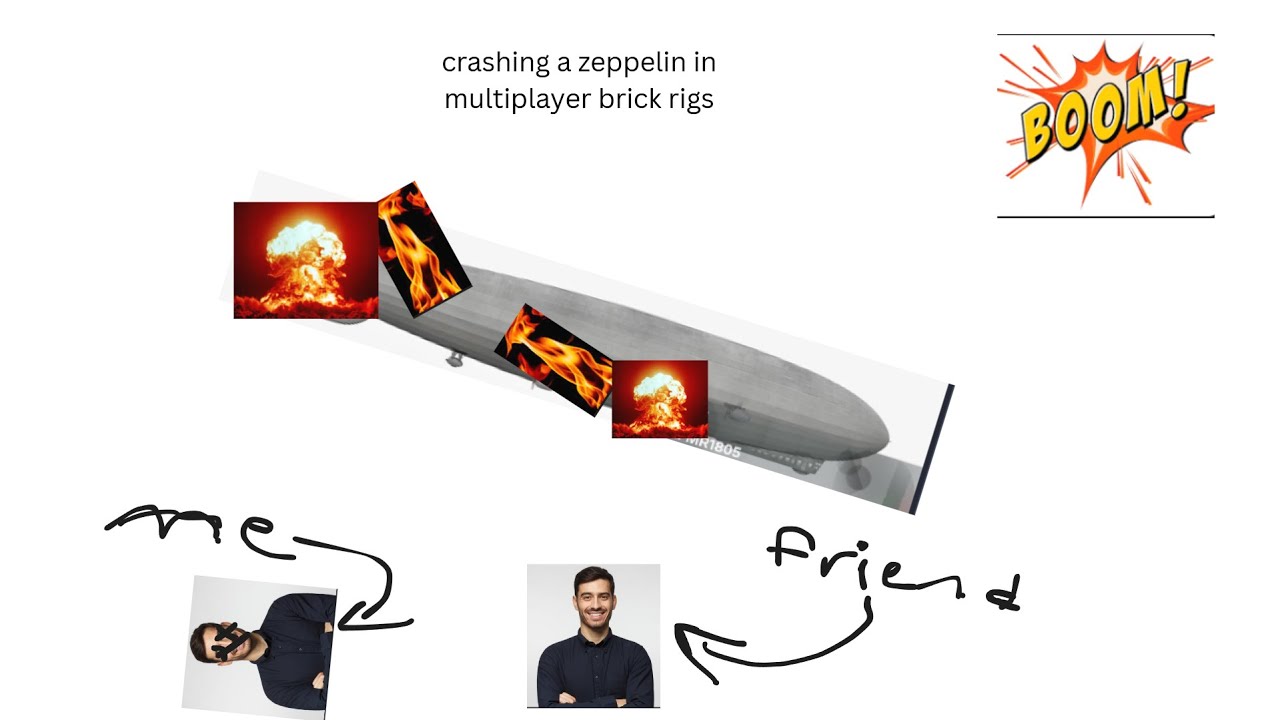 multiplayer brick rigs zeppelin crash - YouTube