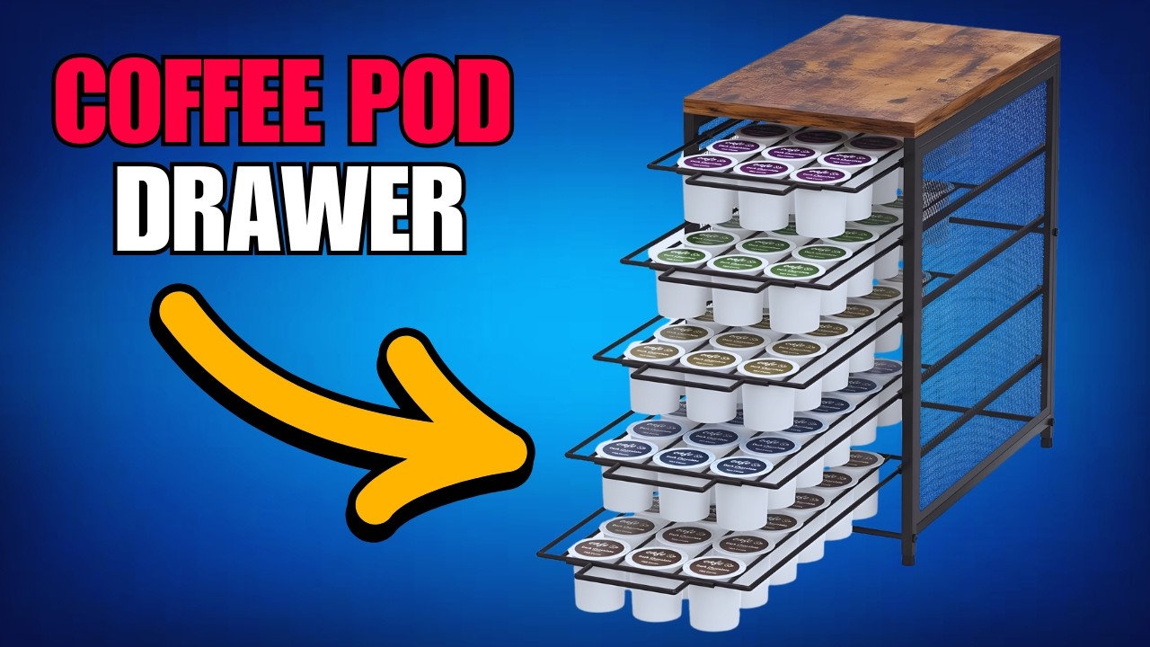 Organize Your Coffee Pods Like a Pro | 90 Pod Coffee Drawer Review