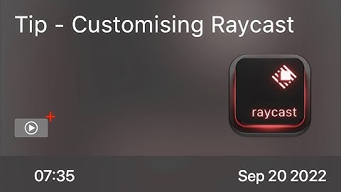 SCOM1188 - Tip - Customising Raycast - Preview