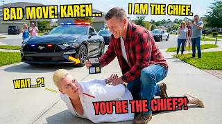 HOA Karen Called 911 When I Parked In My Own Driveway — Then I Cuffed Her With My Police Chief Badge