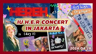 IU H.E.R WORLD TOUR CONCERT in JAKARTA (day 2) | concert vlog