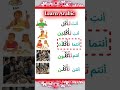 Eating with different pronouns in Arabic language you are eating they are eating