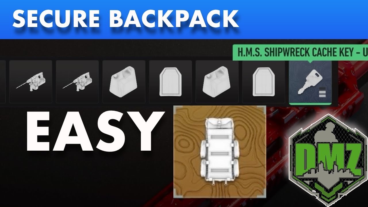 DMZ Secure Backpack, how to get it fast YouTube