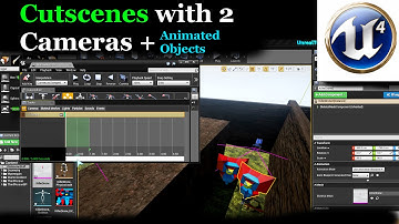 UE4 Tutorial | Cutscenes with 2 Cameras + Animated Objects