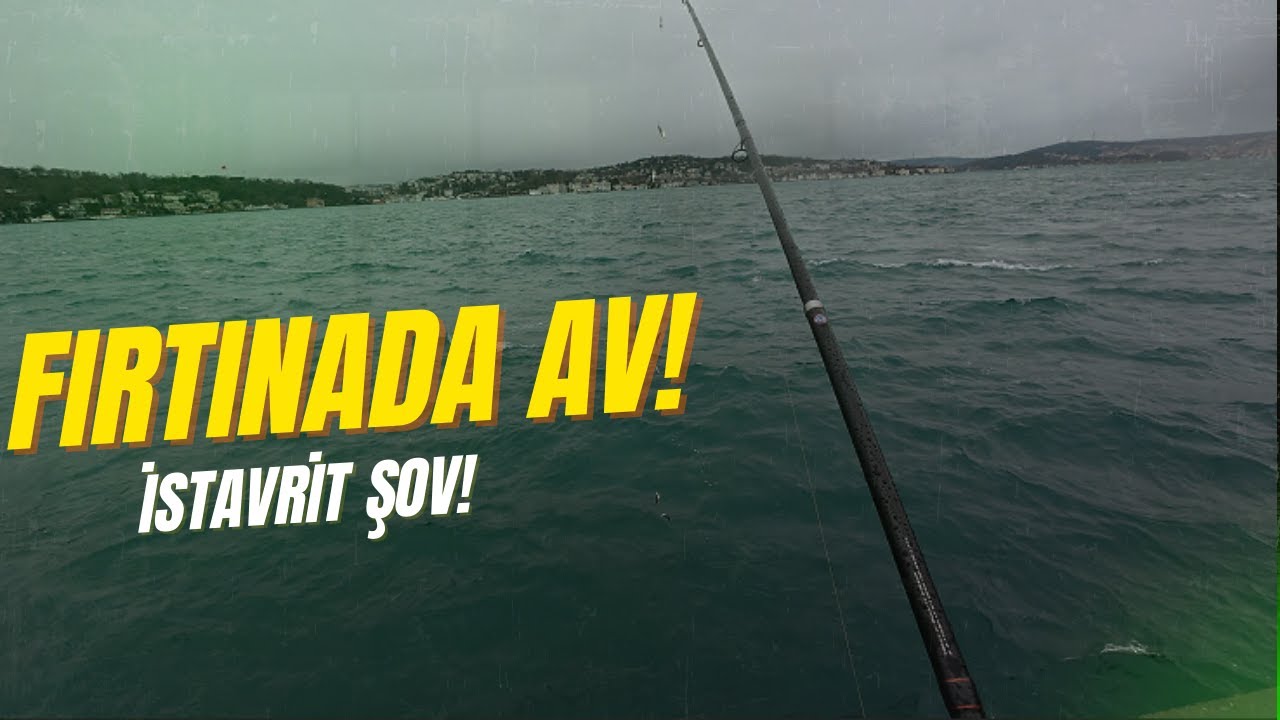 İstanbul Boğazında Balık Avı: Beykoz Çubuklu'da Fırtınada Çapari ile İstavrit!
