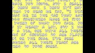 The Dangerous Summer - The Permanent Rain (with lyrics)