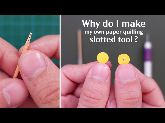 Choosing a Quilling Slotted Tool