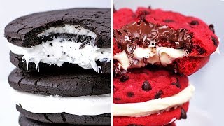 Galletas Rellenas Gigantes - Mega Oreos y Red Velvet | So Yummy Español