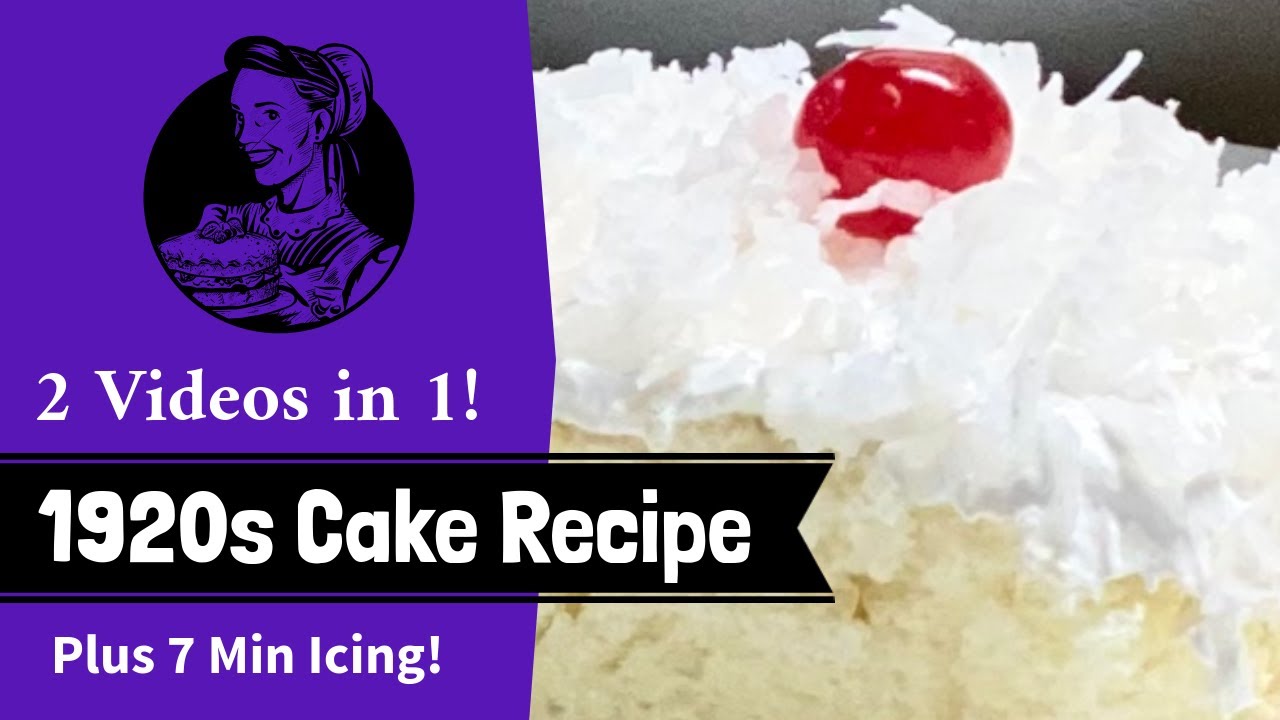 1920s Yellow Coconut Cake 7 Minute Icing 2 In 1 Stay Out Of The 1920s-yellow-coconut-cake-7-minute-icing-2-in-1-stay-out-of-the