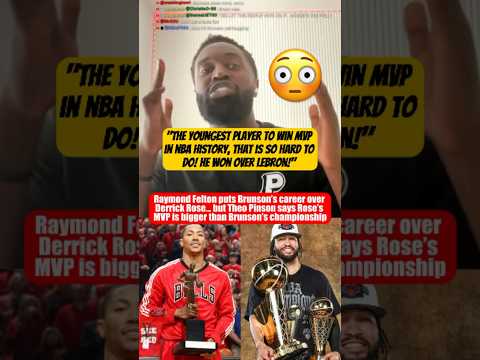 Theo Pinson chooses D-Rose’s MVP over Brunson’s Ring 👀