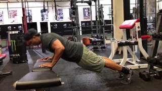 Incline ISO Hold Push Up