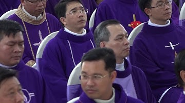 Gx Tân Phú - Lời Cám ơn & nghi thức tiễn biệt cha Giuse Lê Đình Quế Minh