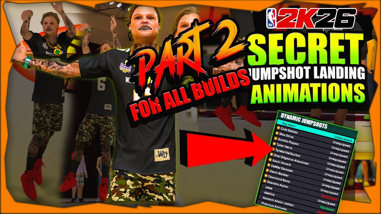 FOUND EVERY BUILD JUMPSHOT LANDING AND PRO-PLAY BASE IN 2K26!!! SECRET ...