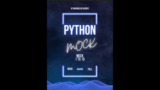 PYTHON MOCK FULL SOLUTION ALL WEEKS ( WEEK 1 TO 10 ) || IIT MADRAS BS DEGREE