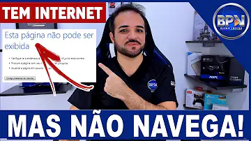 O que significa quando a internet está conectada mas aparece sem acesso à internet?