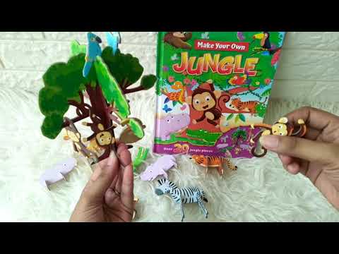 Make your Own Jungle Board Book (Over 20 Pieces)