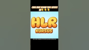 Cara Membuat Teks 3D Kartun Glossy di CorelDRAW!  #coreldraw #tutorial