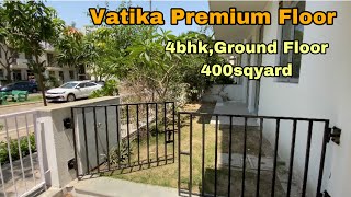 Vatika Premium Floor 4bhk Ground floor || 400sqyard builder floor || Vatika india Next || 9818646102