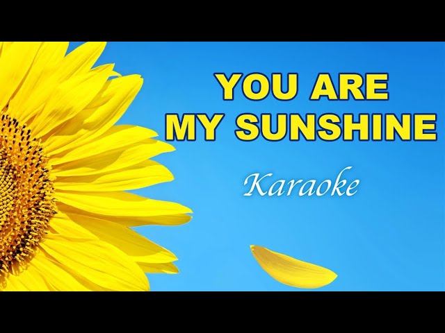 YOU ARE MY SUNSHINE Karaoke class=