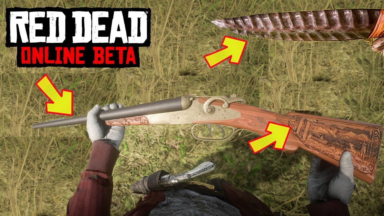 RDR2 Online UPDATE NEW Weapons and PS4 Special KNIFE [EARLY ACCESS