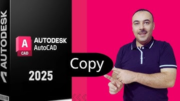 امر النسخ Copy فى الاوتوكاد 2025 | Copy command in AutoCAD 2025