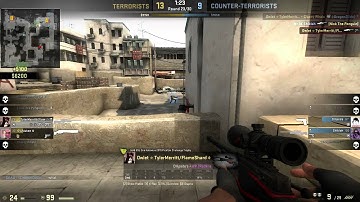 CSGO Competitive - Fire, Double AWP and Zeus